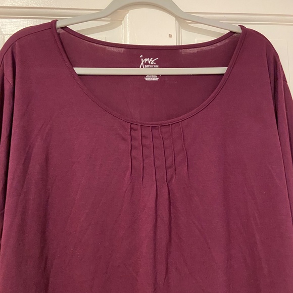 Just My Size Bell Sleeve Pintuck Top – Size 3X - Picture 4 of 10